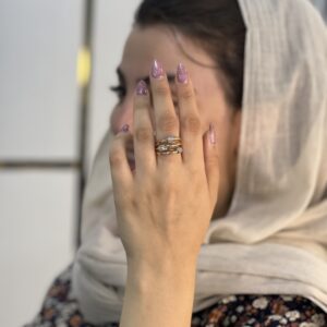 انگشتر رزگلد کلی کد 121