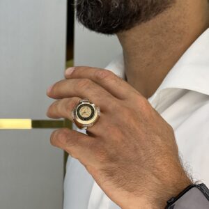 انگشتر مردانه طرح بنز کد 301